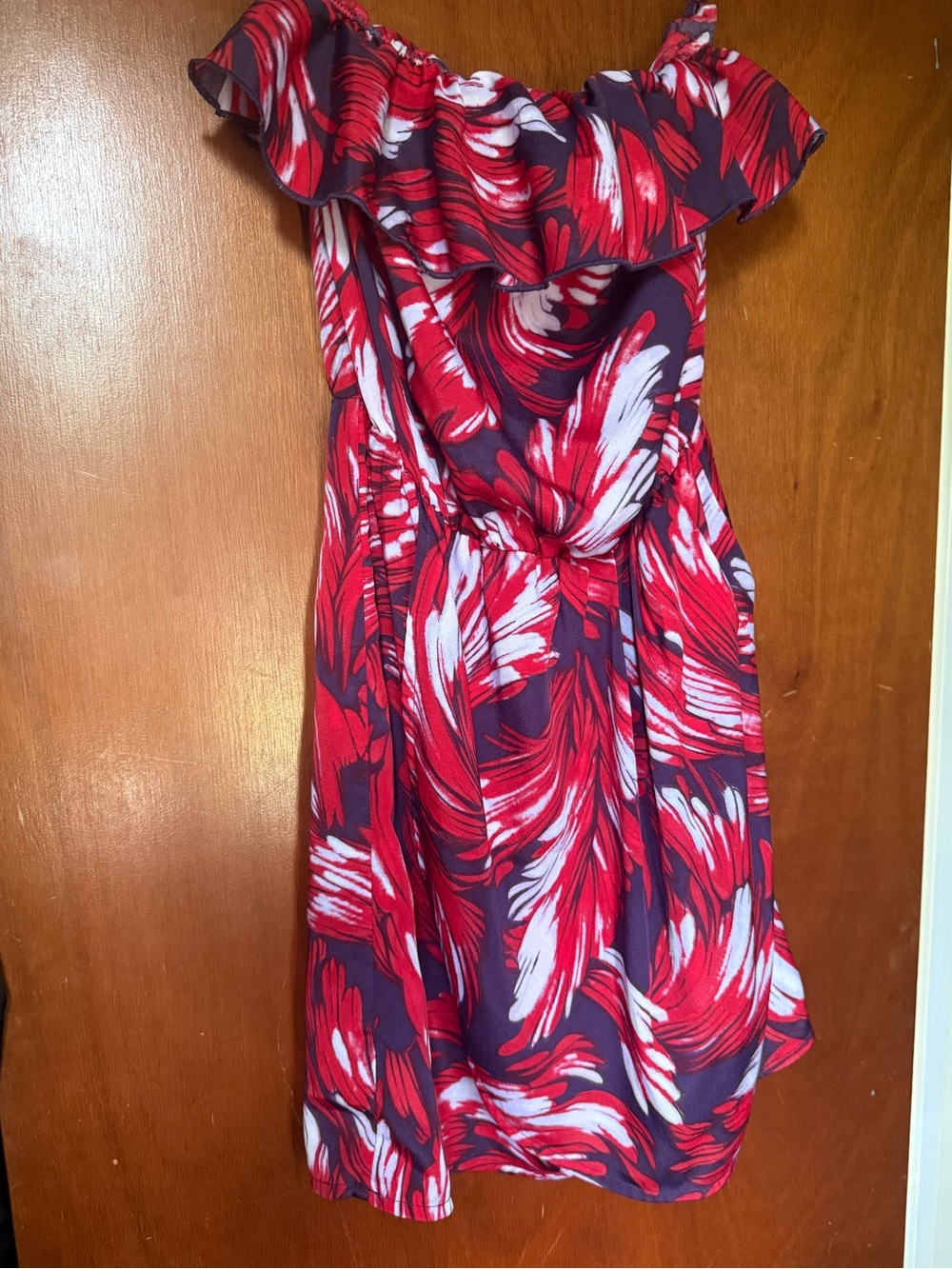GAP Floral Strapless Mini Dress
